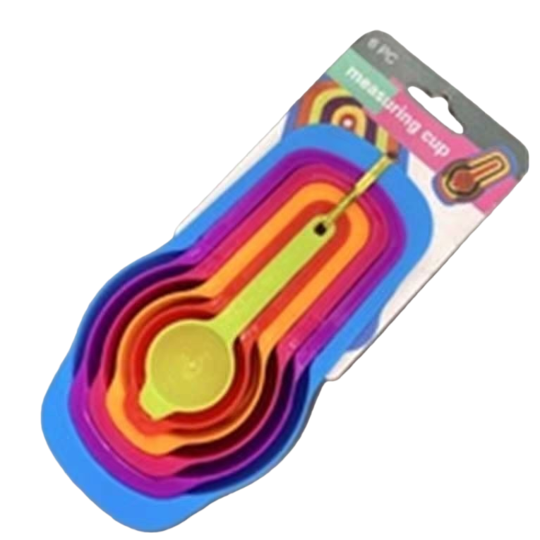 Colorful measuring cup set, measuring cups, kitchen baking measurement tools, multi-specification combination Item Picture