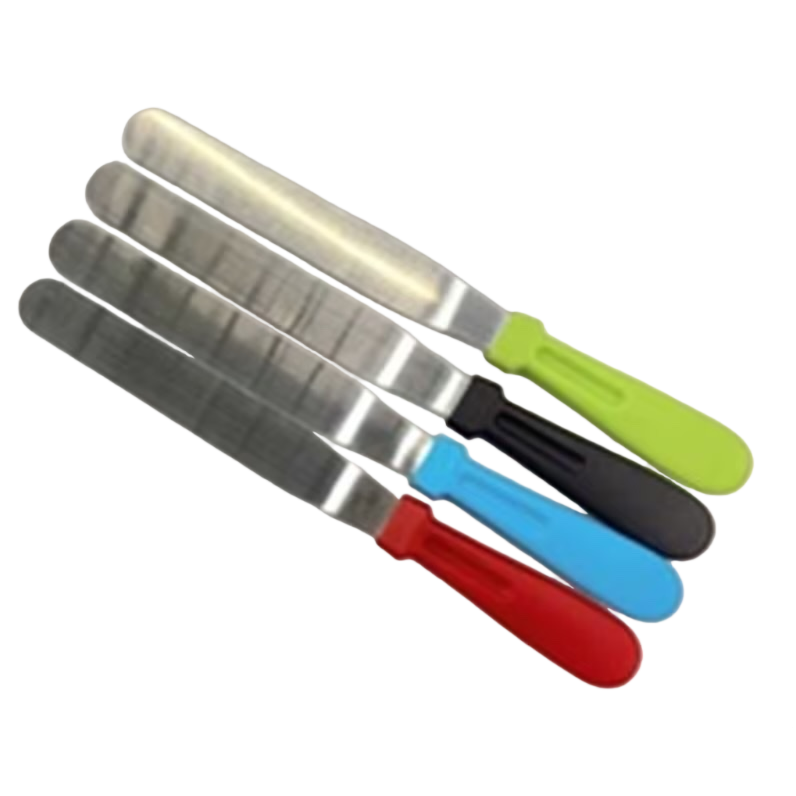 Colorful handle knife set, kitchen multi-functional knives, stainless steel, sharp and durable Item Picture