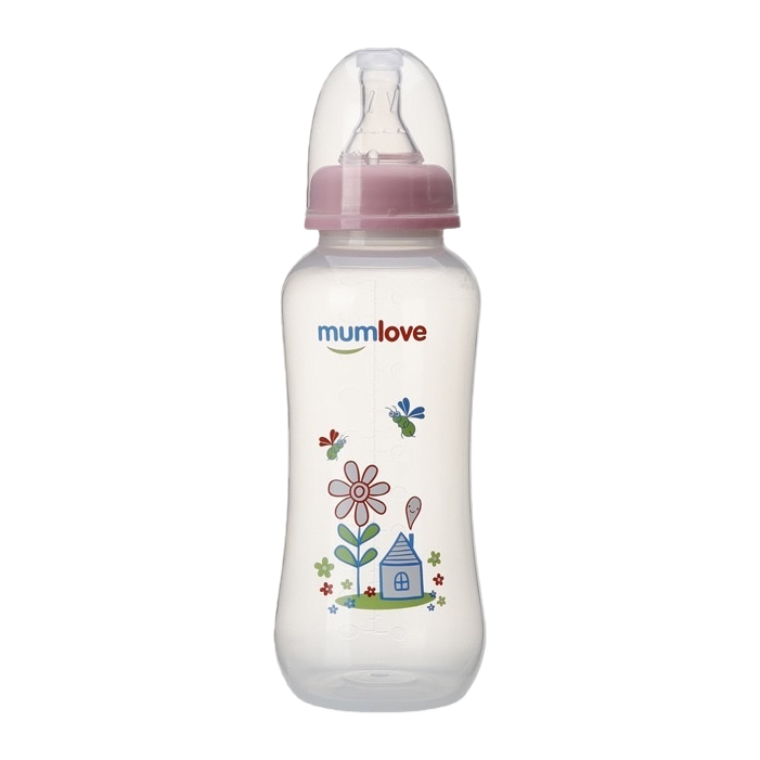 Chewable silicone baby bottle 240ml, soft, shock-resistant and leak-proof bottle, specially designed for newborns Item Picture