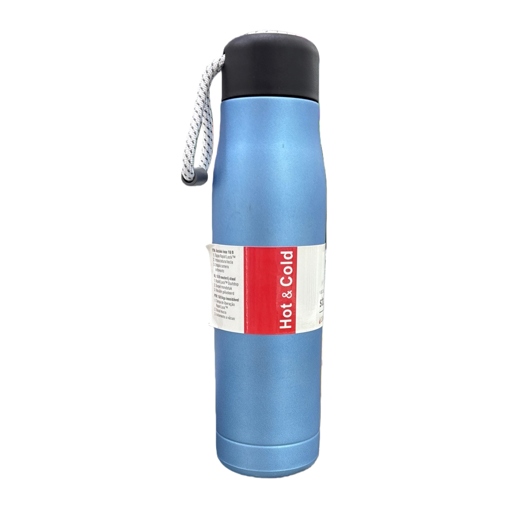 Taza de aislamiento azul 304 acero inoxidable al vacío aislada taza de agua portátil 500ml Item Picture