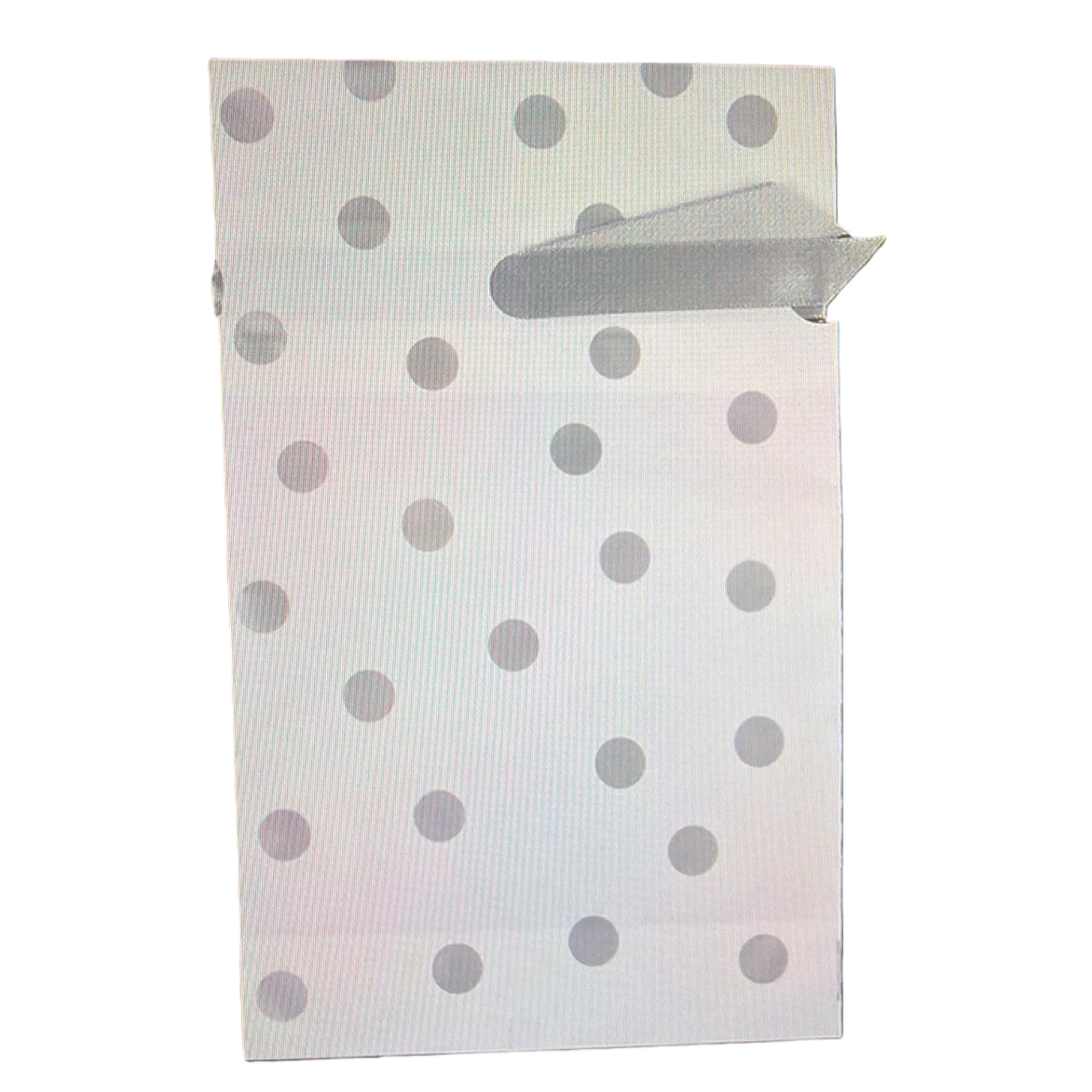 Polka dot patterned kraft paper bags, hand-held eco-friendly shopping bags, large gift packaging bags Item Picture