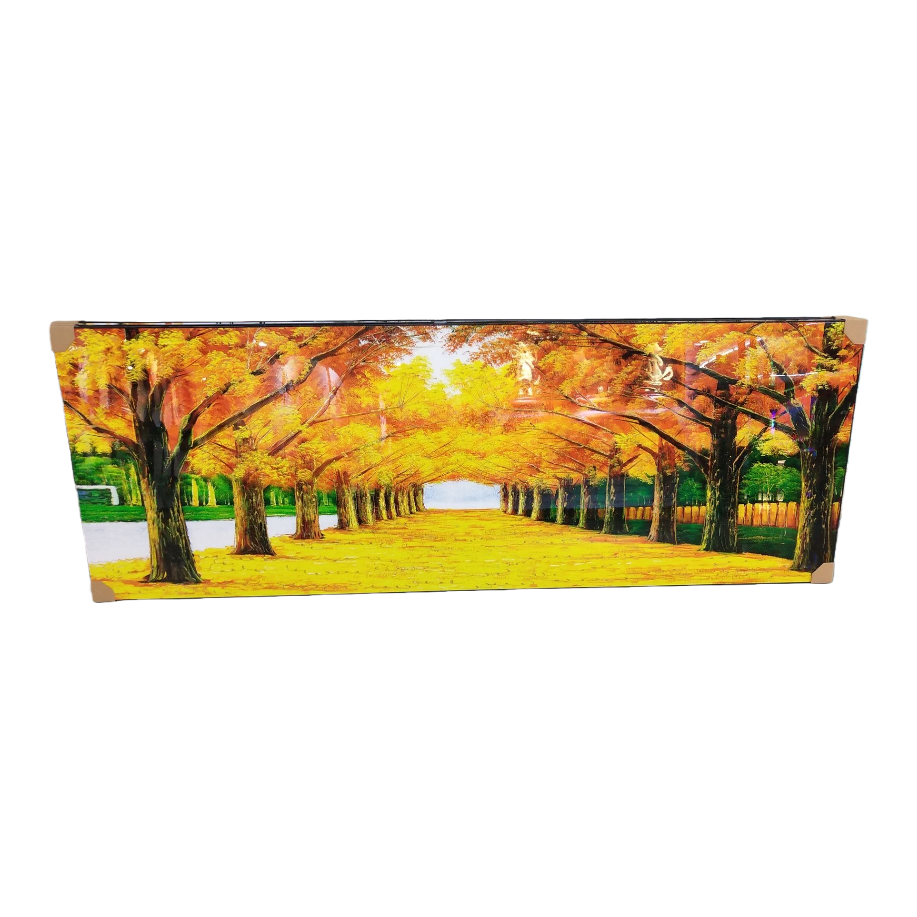 Autumn scene paintings, long landscape paintings, living room and bedroom decorative paintings, ink-wash landscape hanging paintings Item Picture
