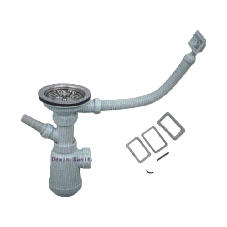 صهريج حوض بلاستيكي يستخدم كتم للصوت النتن يمكن تركيبه بسهولة كملحق لحمام المطبخ Item Picture