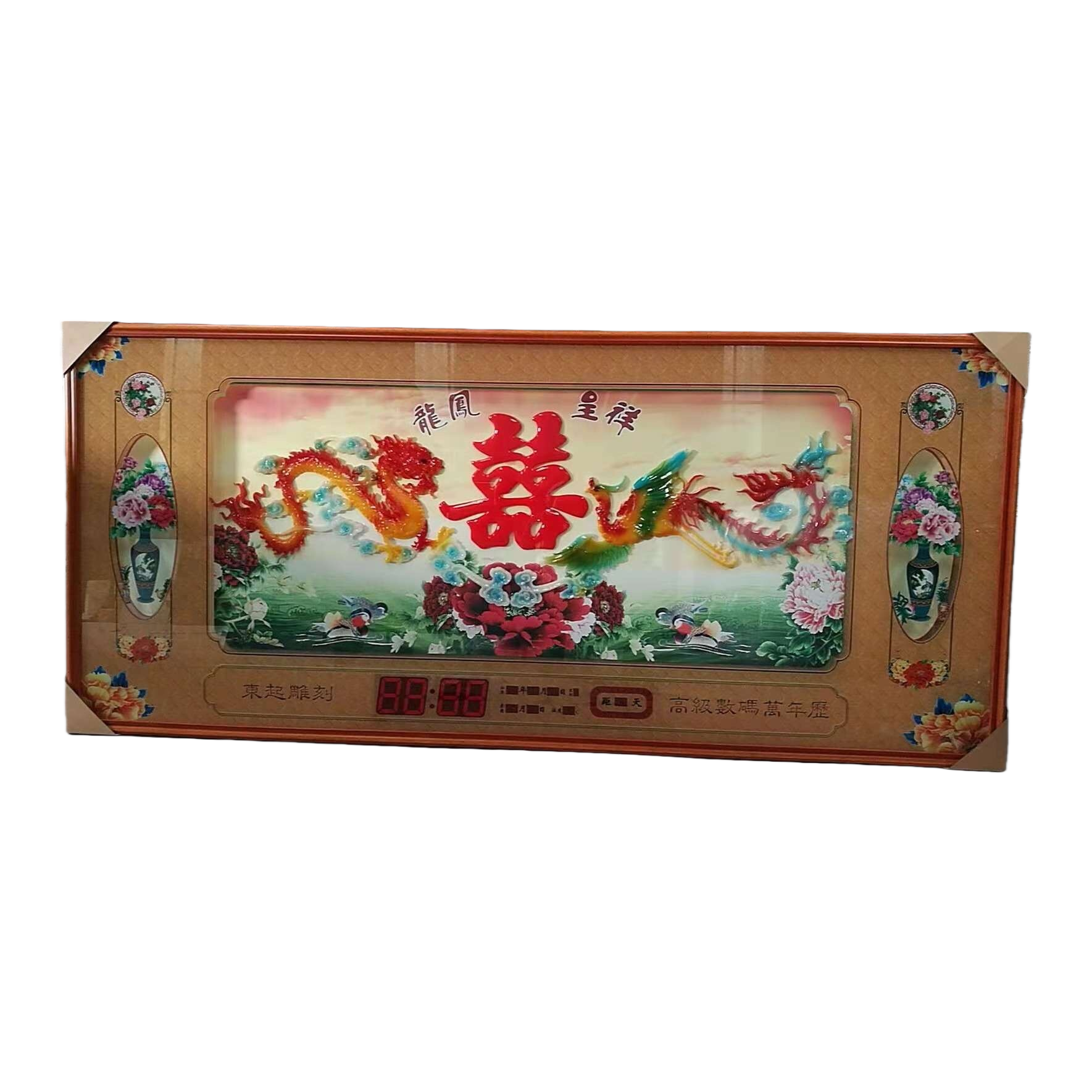 Solid wood frame light luxury decorative painting, living room and bedroom wall art hanging painting, 60x80cm Item Picture