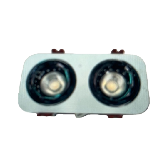 LED双头嵌入式筒灯 家用客厅卧室吸顶照明灯具 Item Picture