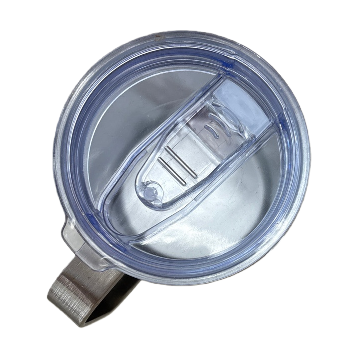 Transparent lid cup, portable water cup with lid, simple glass cup for office and home use Item Picture