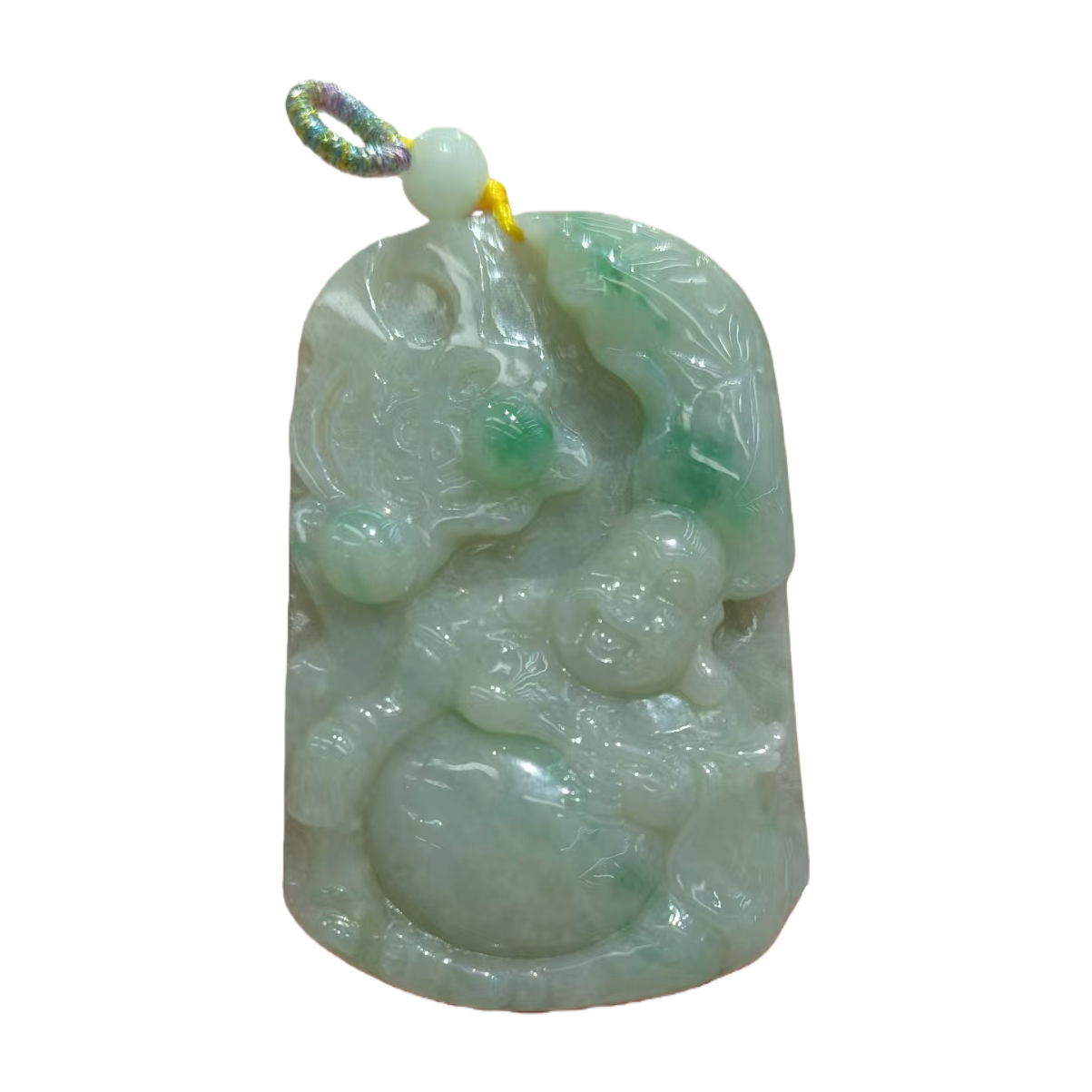 Natural jade pendant, a fashionable and versatile jade pendant necklace for women to wear as a gift or for personal use Item Picture