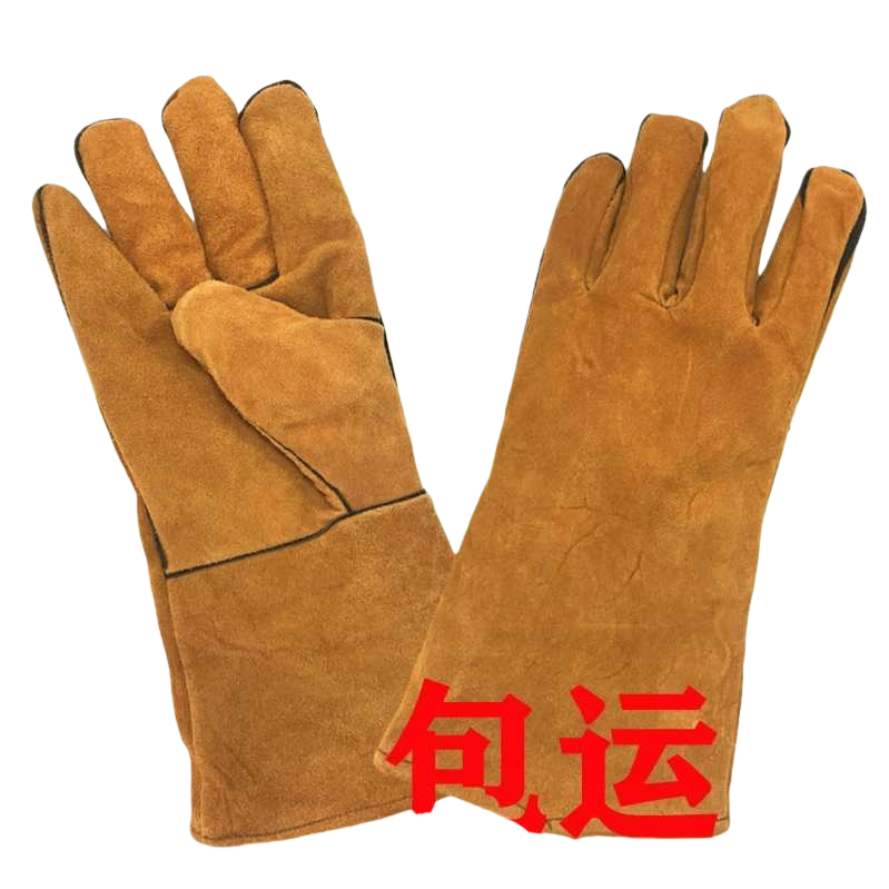 القفازات الجلدية البنية، عادة ما تكون مقامة للتزلج والشتاء Item Picture