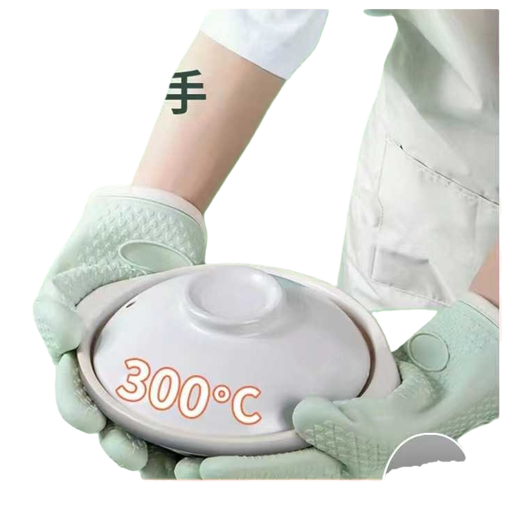 Thickened and cotton-padded baking special gloves, universal kitchen heat-resistant and heat-insulating gloves Item Picture