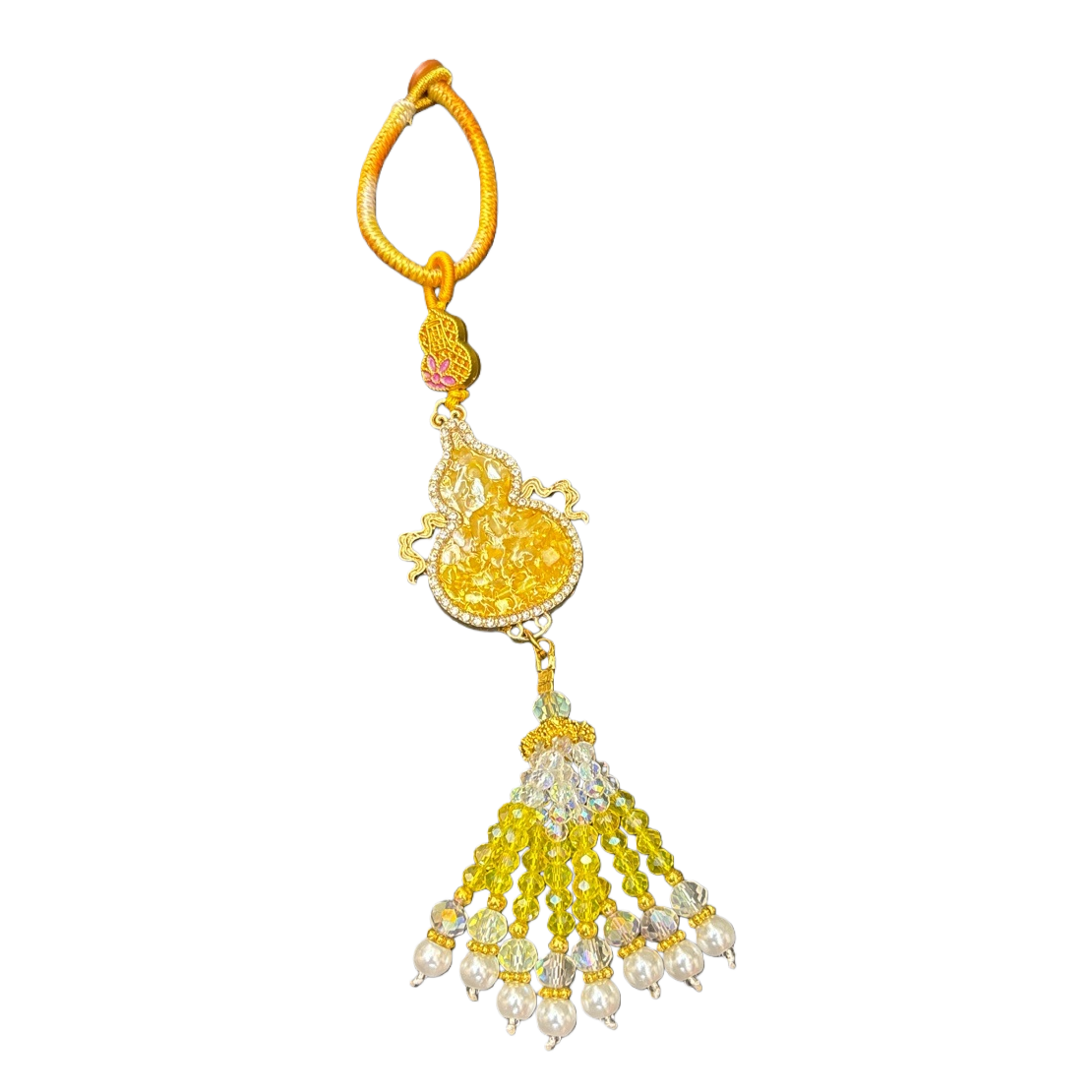 Gourd-shaped pendant decoration, gourd hanging piece, decorative hanging piece, bag hanging piece, keychain accessory, decorative keychain hanging piece Item Picture