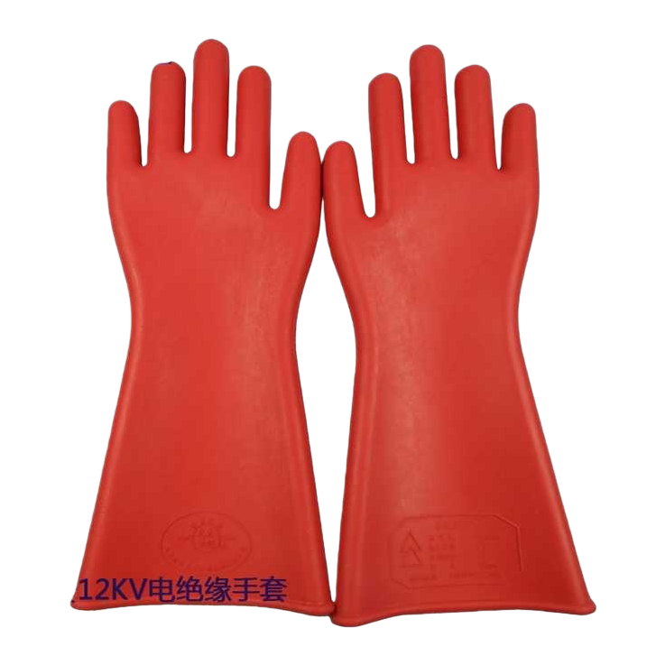 Red insulating gloves Item Picture