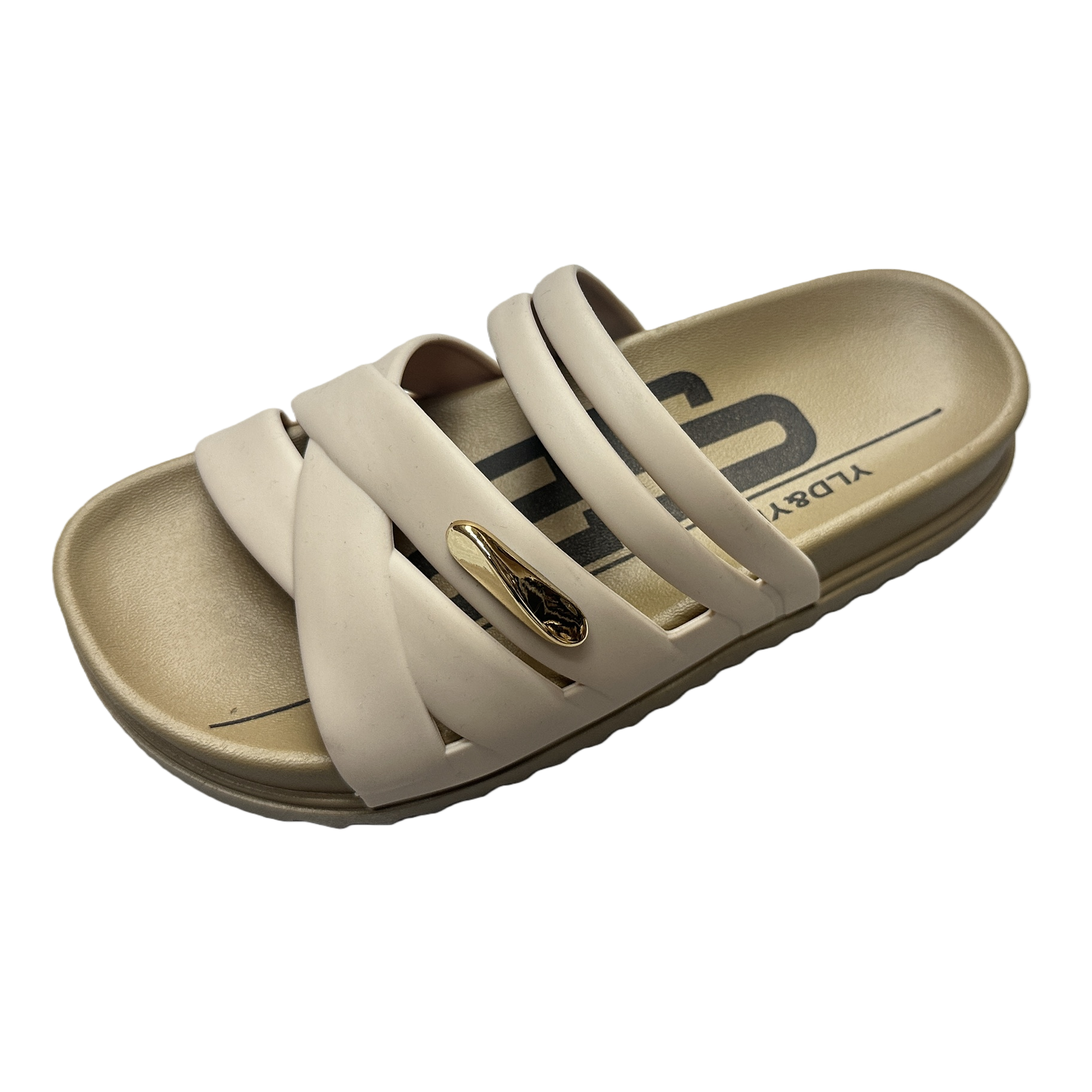 Beige sandals are breathable and comfortable flat casual shoes for women in summer Item Picture