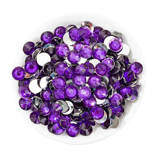 Fondo plano redondo diamond violet Item Picture