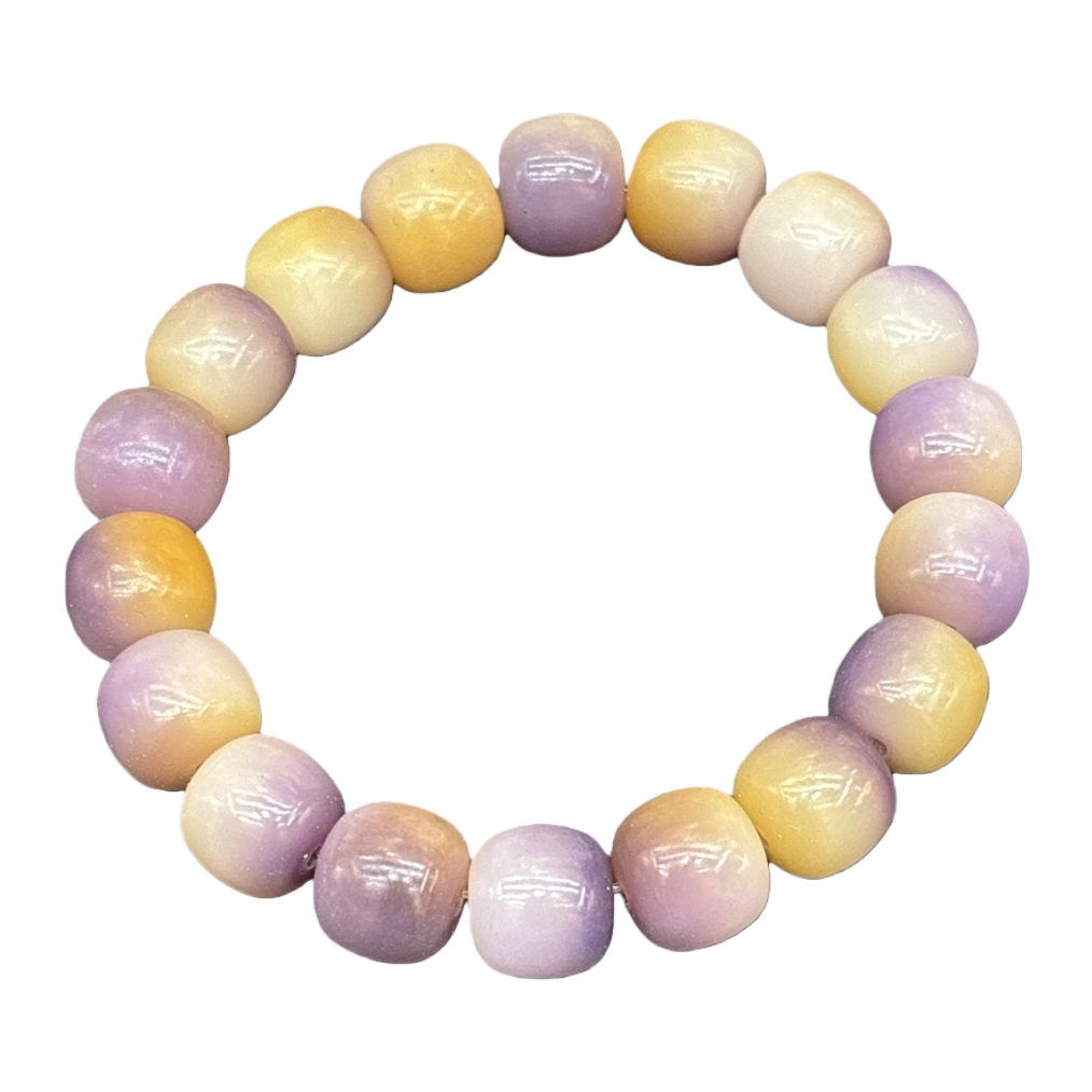 Colorful bead bracelet, a round and colorful beaded accessory, is a fashionable accessory suitable for both men and women Item Picture