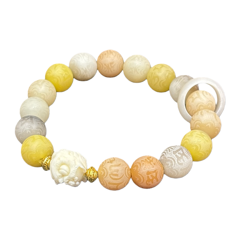 Natural stone bracelets for couples, simple and fashionable, versatile jewelry for both men and women Item Picture