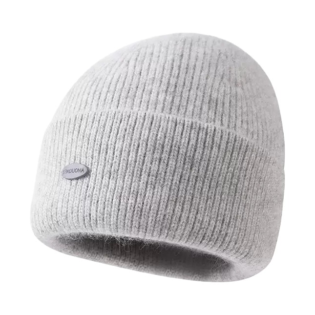القبعات الرمادية تُحفظ على الوجه الدافئ Item Picture