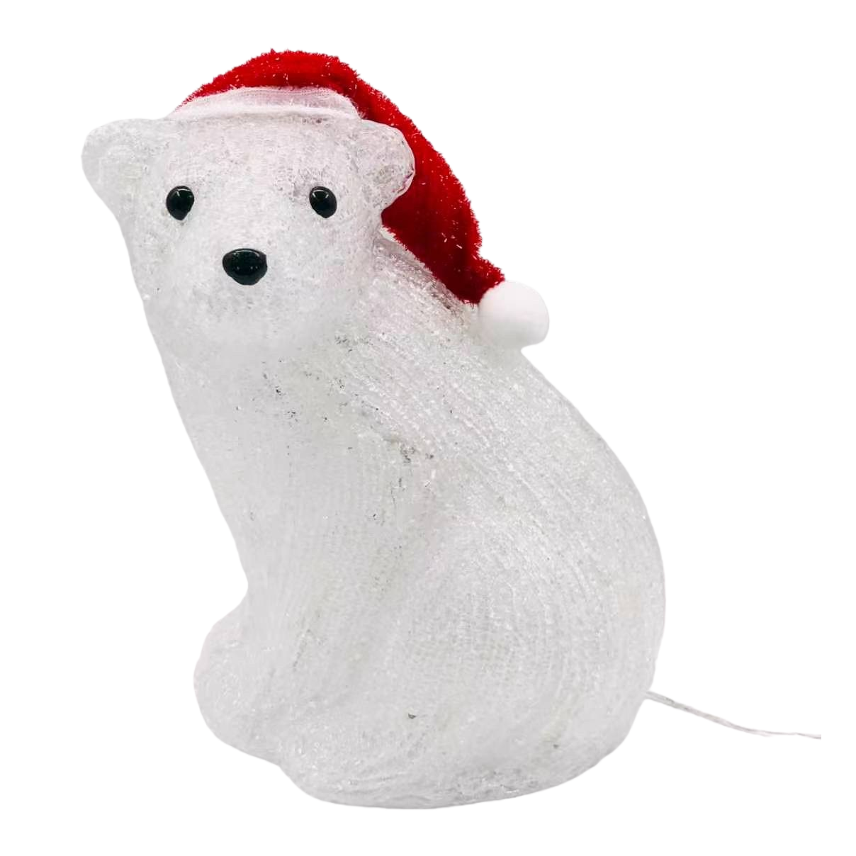 White polar bear figurines, indoor and outdoor decorative lights, ambient lights Item Picture