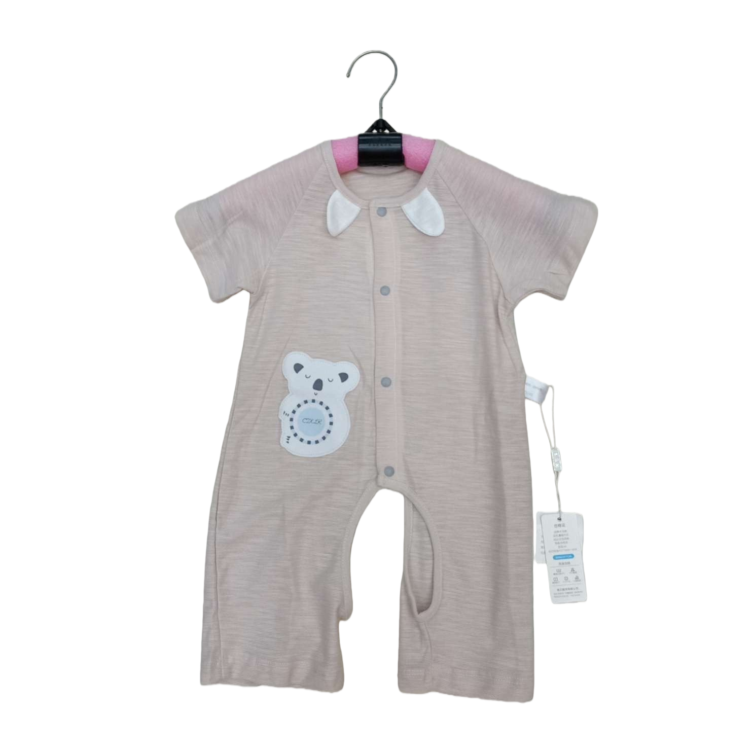 Baby pure cotton one-piece suit, spring and autumn style, crawling suit, farting suit, newborn monk suit Item Picture
