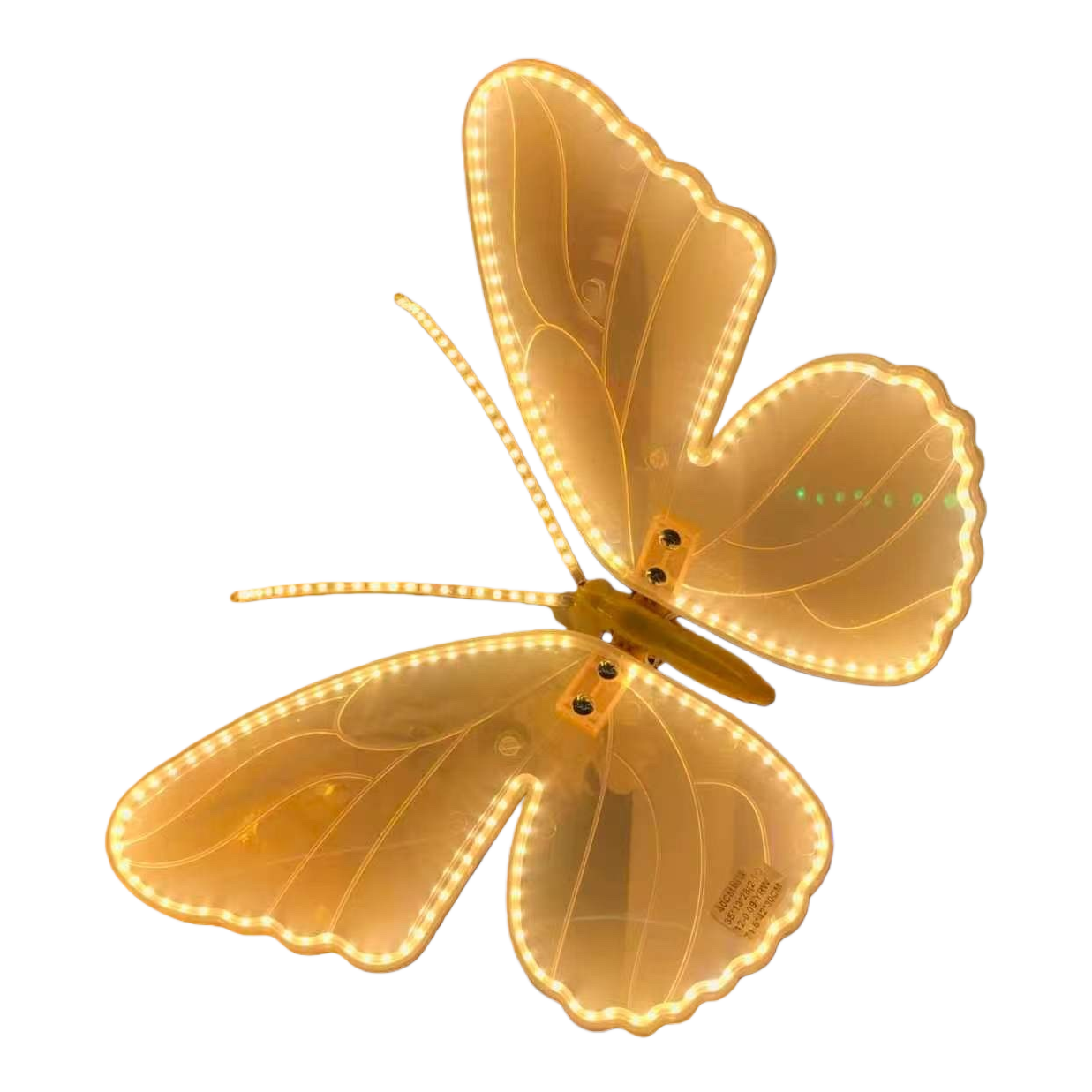 Luminous butterfly decorations, butterfly wall decorations, home ornaments, creative luminous decorations Item Picture