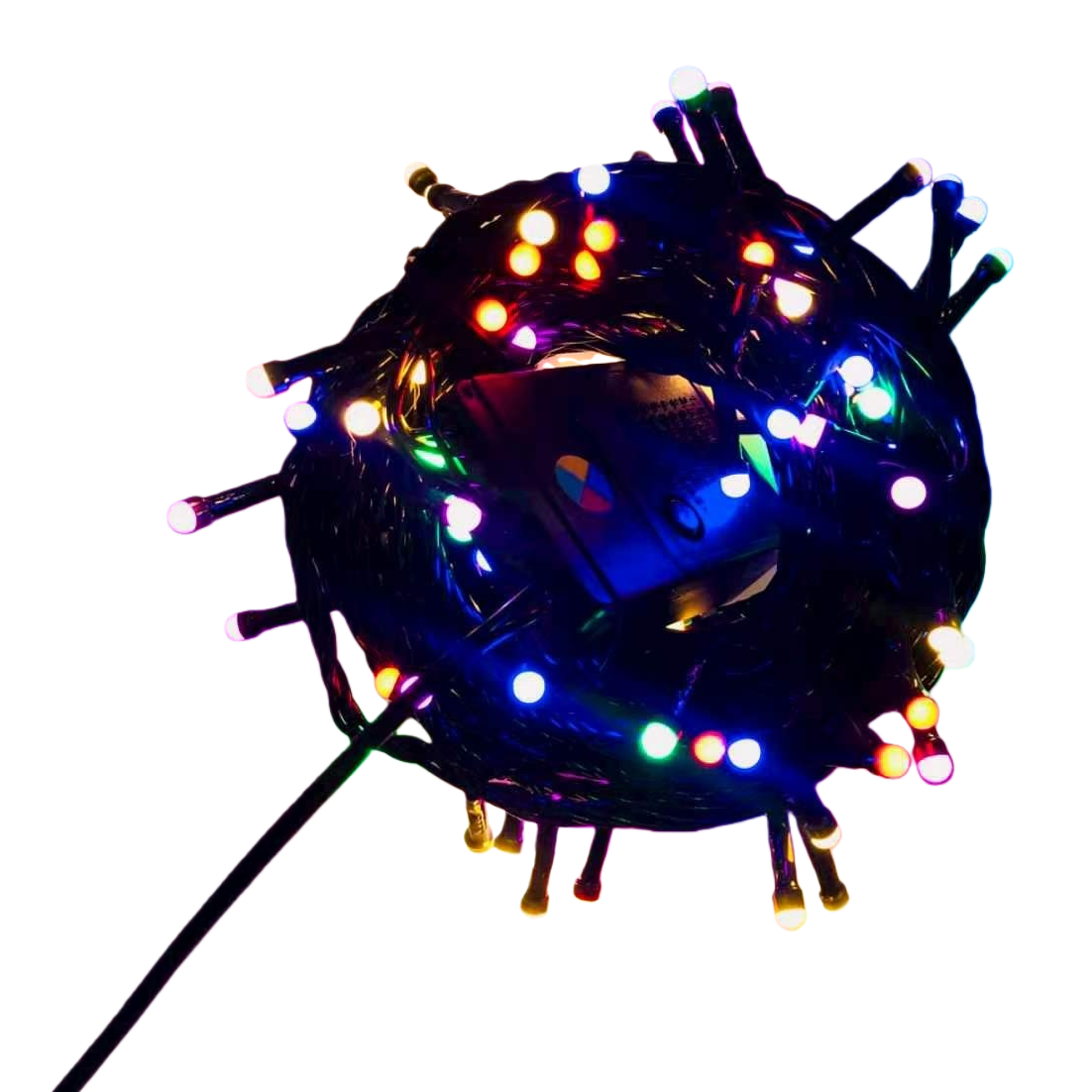 30 colored LED light strings, 5-meter waterproof outdoor decorative light strings, warm white light, plug-in Item Picture