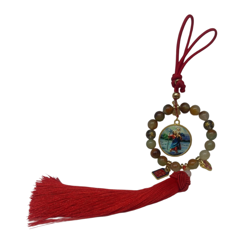 Red tassel string handmade jewelry, suitable for both men and women, couple style Item Picture