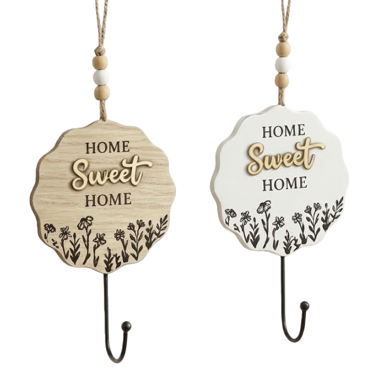 The wooden ceramic decorative hook hanging accessory set is practical and beautiful for Nordic style wall storage Item Picture