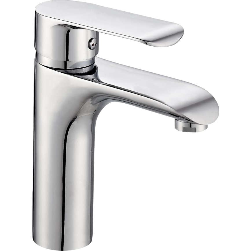 Modern and simple faucet, all-copper thickened anti-rust kitchen pull-out cold and hot water faucet Item Picture