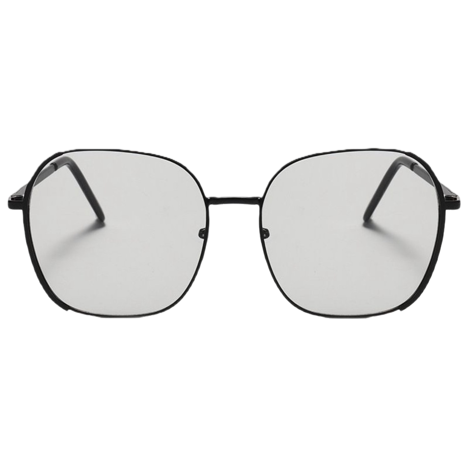 Black square-framed sunglasses, fashionable UV-resistant polarized sunglasses Item Picture