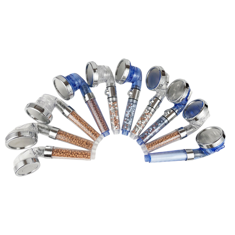 Pressurized filter showerhead, three-speed adjustable, anti-clogging, constant temperature, anti-scalding and water-saving model Item Picture