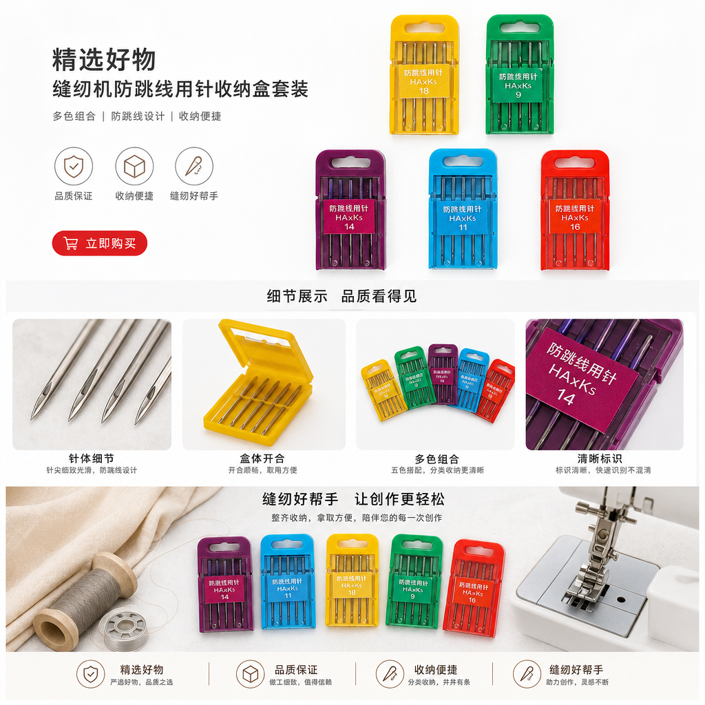 HAxKs系列防跳线用针缝纫针套装详情1
