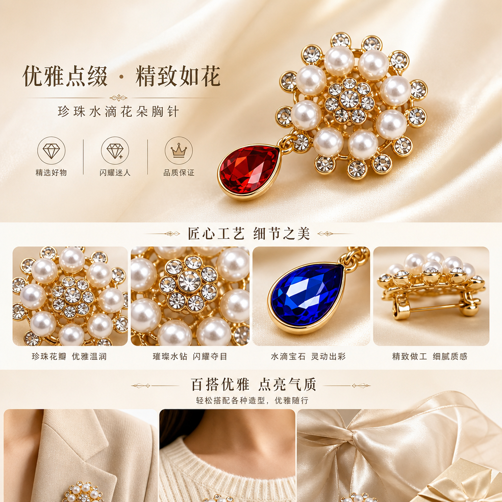 Fashionable jewelry earrings, light luxury design sense earrings, fashionable and versatile stud earrings, French earrings S925 earrings, accessories brooch pic 1