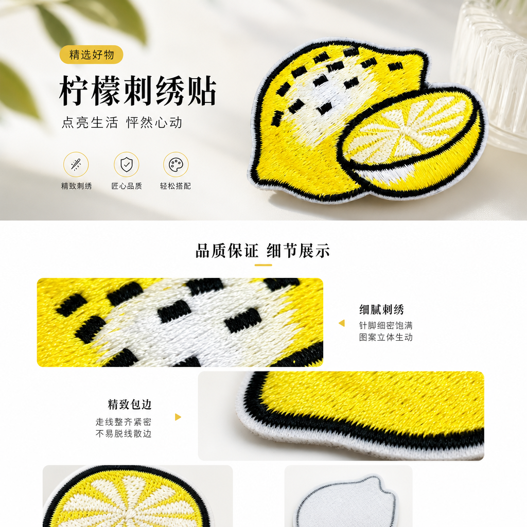 刺绣布贴儿童服装配饰补丁贴现货详情1