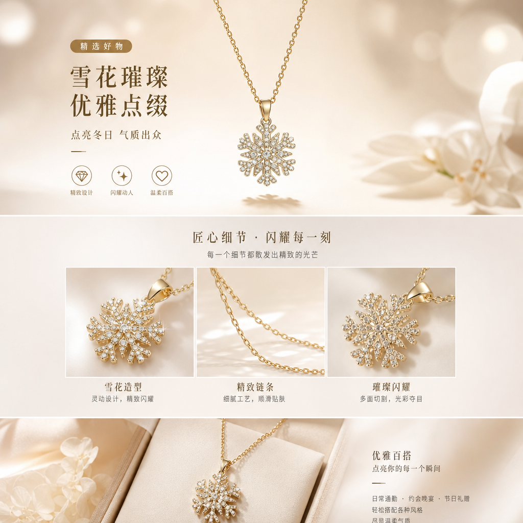 项链 女款简约时尚百搭锁骨链详情1