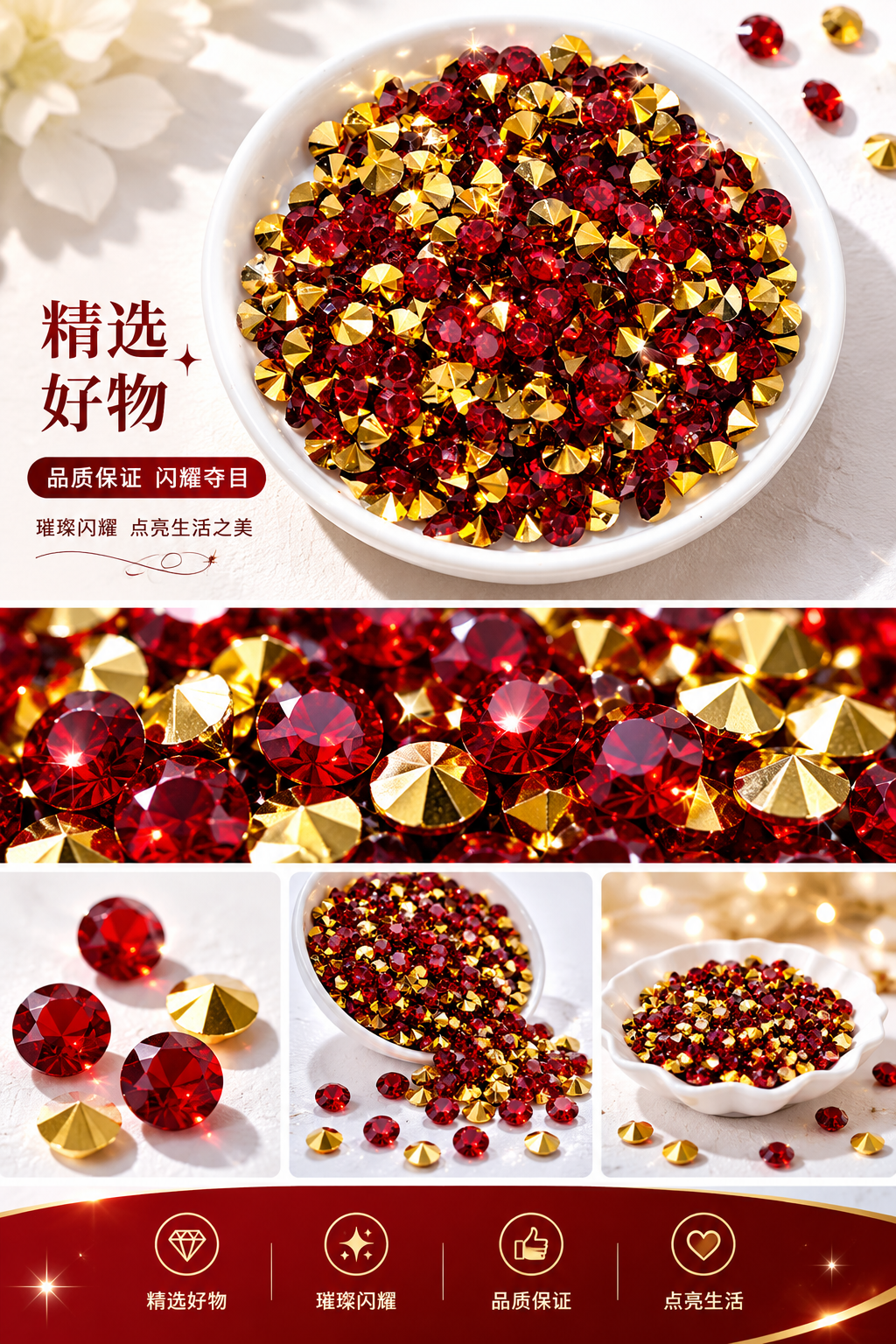 环氧尖钻底深红详情2