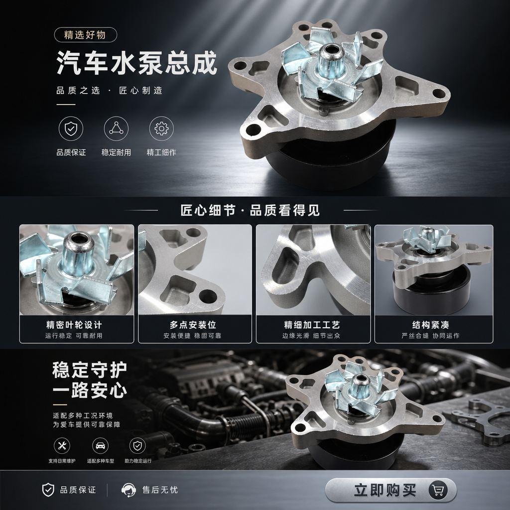 厂家直销涡轮增压器金属叶轮 高强度耐高温合金部件详情1