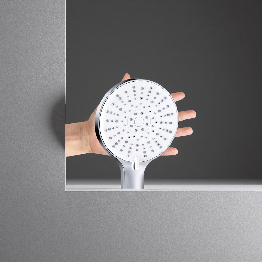 Shower head set, constant-temperature anti-scalding, water-saving and pressure-increasing bathroom shower head faucet