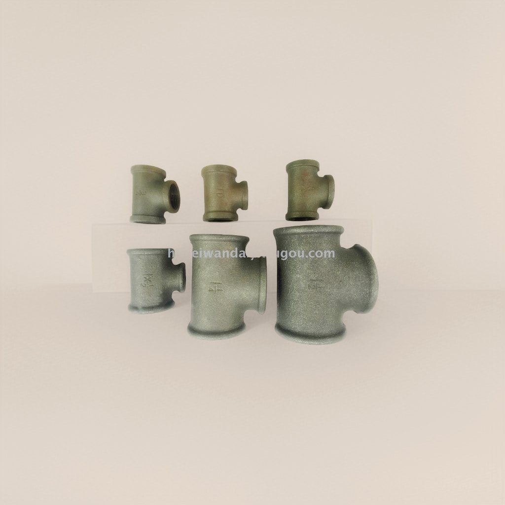Metal pipe three-way joints, stainless steel galvanized pipe fittings, 20mm, 25mm, 32mm Application Scenario