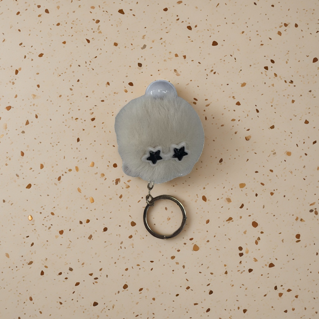 Plush keychain, cute cartoon pendant, car bag, bear and rabbit adorable pets