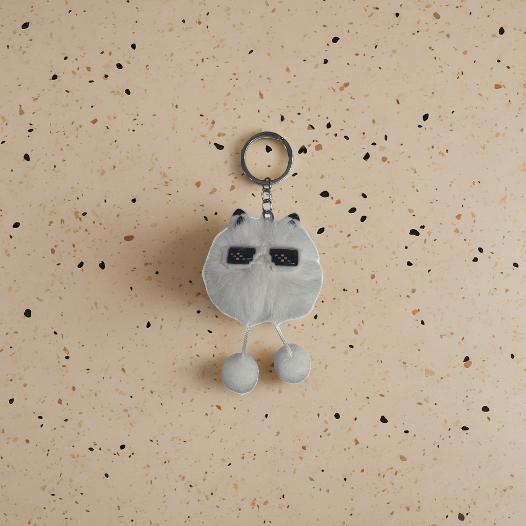 plush toy keychain short fleece plush pendant portable car bag hanging Specification image