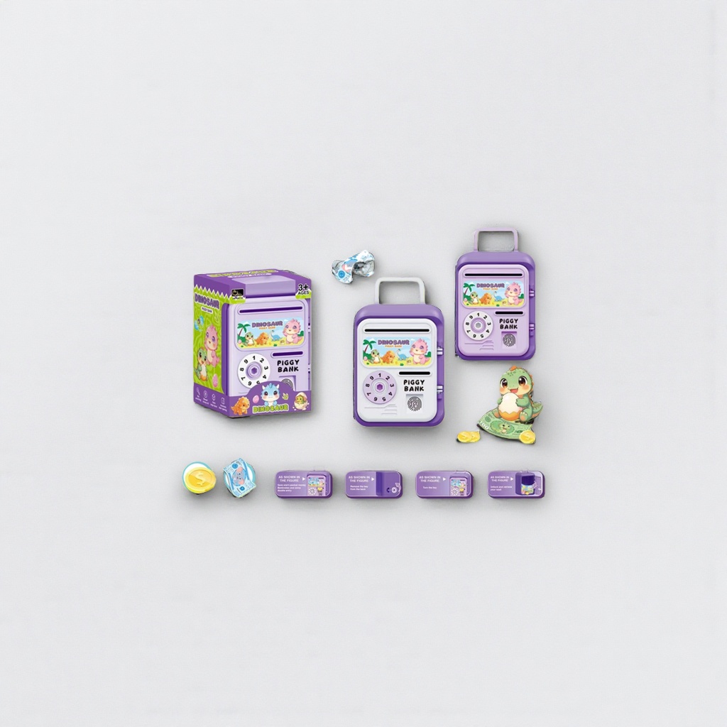 Dinosaur theme niños caja de ahorros de cerámica de dibujos animados cute moe funny household hold