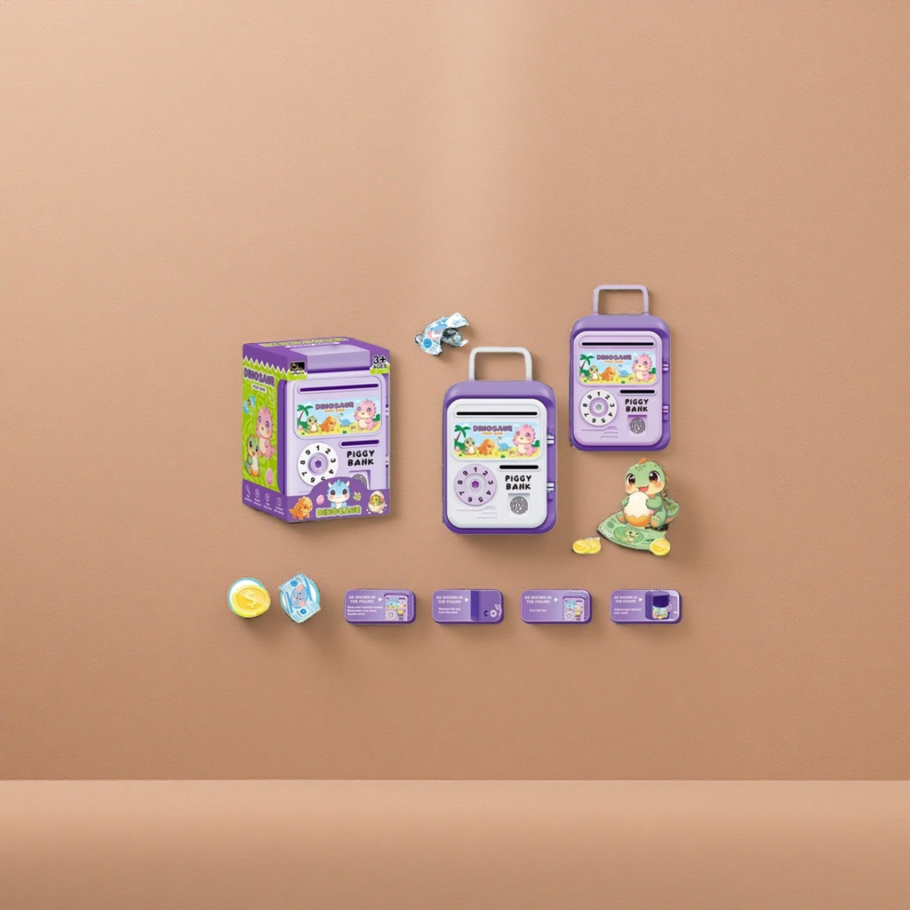 Dinosaur theme niños caja de ahorros de cerámica de dibujos animados cute moe funny household hold Specification image