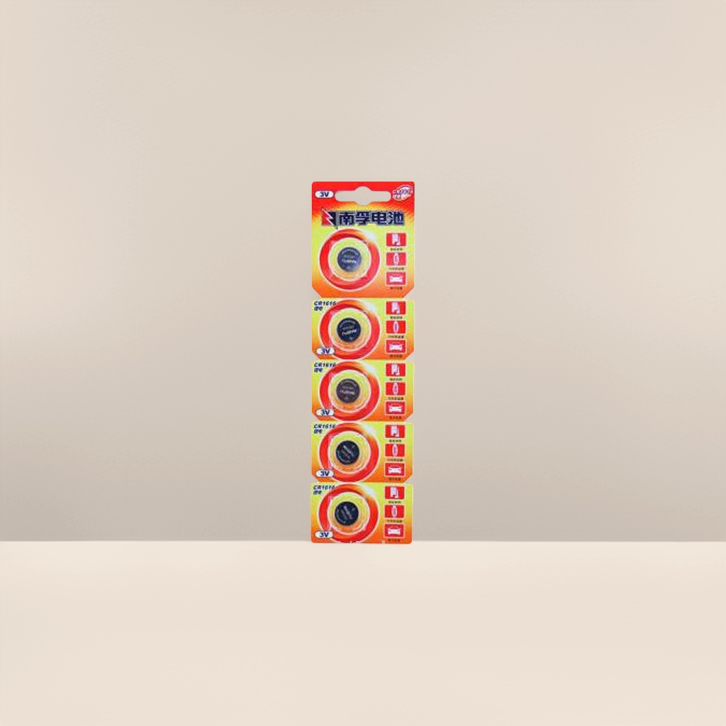 The Nanfu CR2032 3V lithium-manganese button battery is suitable for remote controls and calculators Specification image