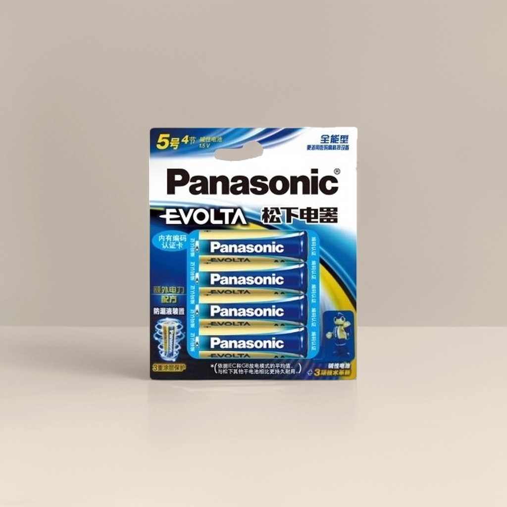 Panasonic EVOLTA No. 5 alkaline battery packaging high-capacity long-lasting power details Picture