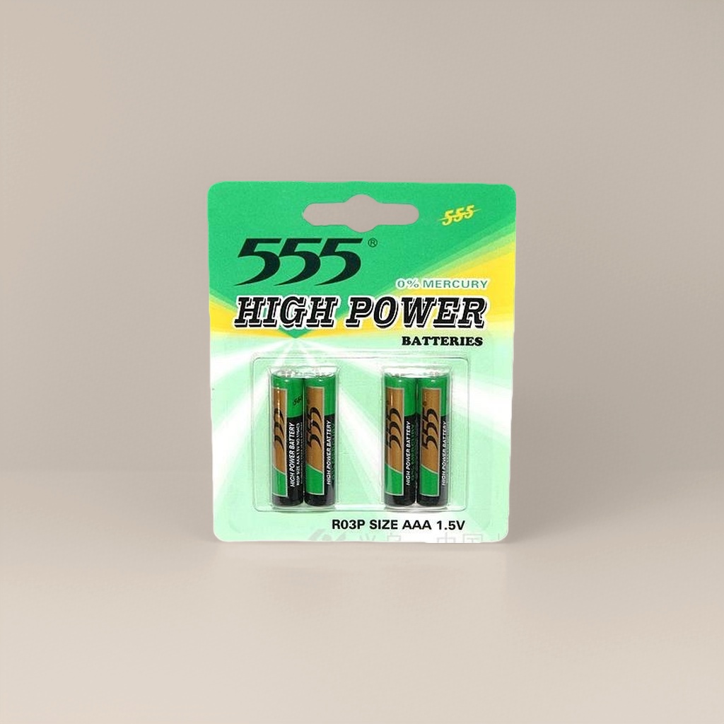 555 high-power battery, No. 5 alkaline battery, single-cell package, high-capacity and long-lasting power supply Specification image