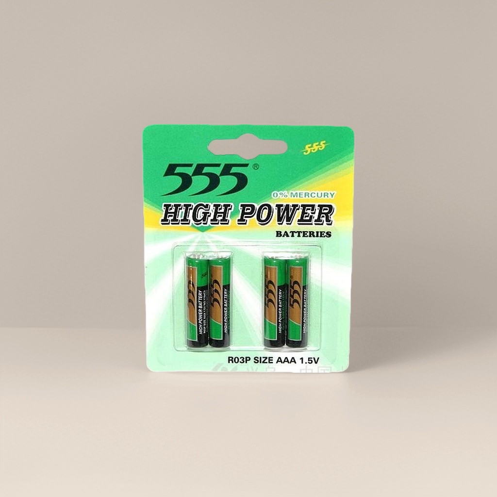555 high-power battery, No. 5 alkaline battery, single-cell package, high-capacity and long-lasting power supply Application Scenario