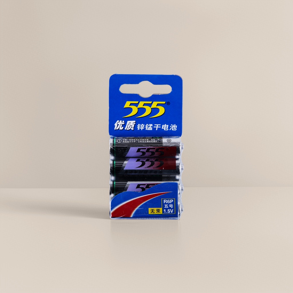 555 high-quality zinc-manganese dry battery, single-cell 1.5V alkaline alternative for long-lasting power supply details Picture