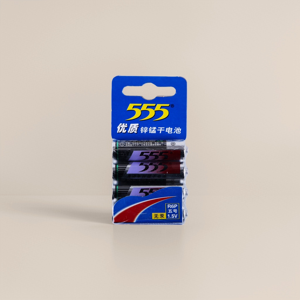 555 high-quality zinc-manganese dry battery, single-cell 1.5V alkaline alternative for long-lasting power supply Application Scenario