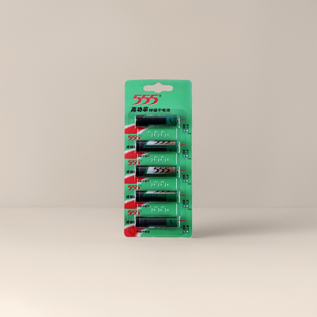 555 high-power zinc-manganese dry battery, single-cell 1.5V alkaline alternative rechargeable Application Scenario