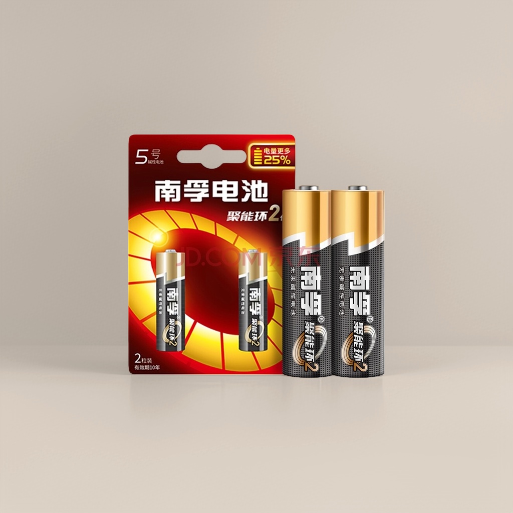 The Nanfu Juneng ring alkaline battery features dual cells of No. 5 and No. 7 for long-lasting power supply Specification image