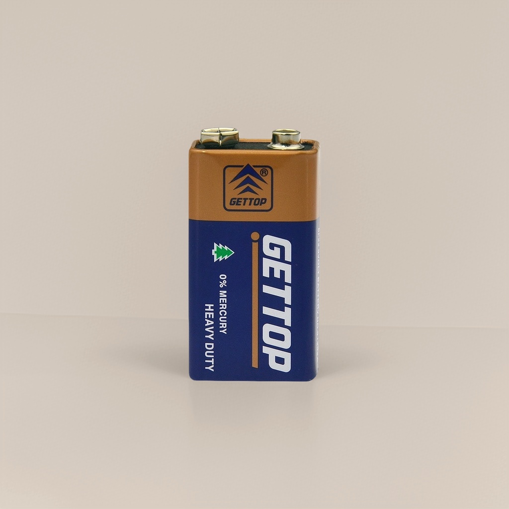 The GETTOP 9V alkaline battery 6F22 offers long-lasting power and is suitable for smoke alarms and multimeters Application Scenario
